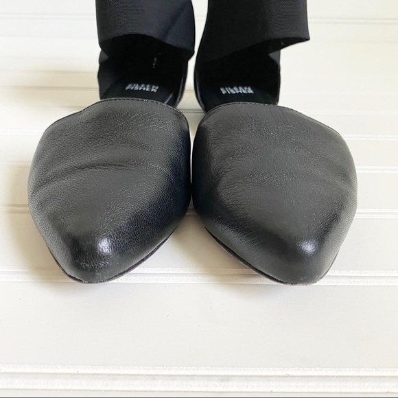 Eileen Fisher Black Allot Pointy Toe Flats 7.5 - Picture 5 of 14
